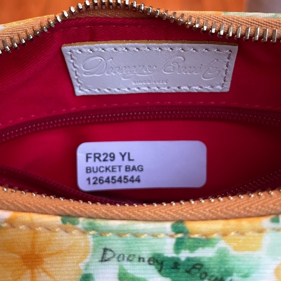 Dooney and Bourke yellow Petunia Bucket Bag- Brand New! - Picture 11 of 12